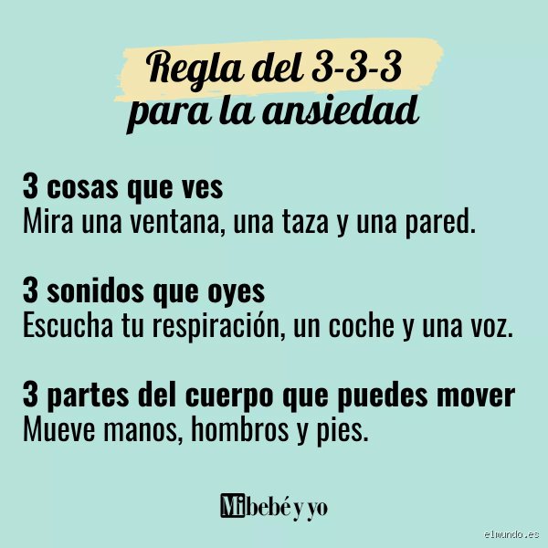 ¿Cuál es la regla 3-3-3 para tu día?