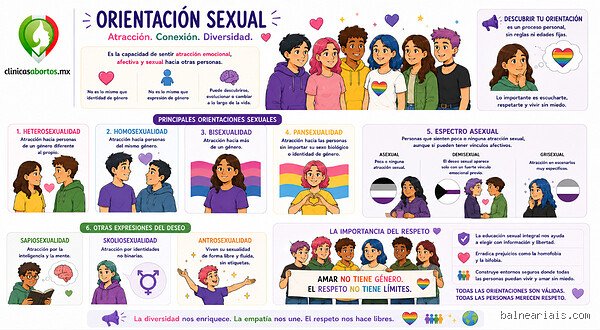 ¿Cuáles son los 14 tipos de sexualidades?