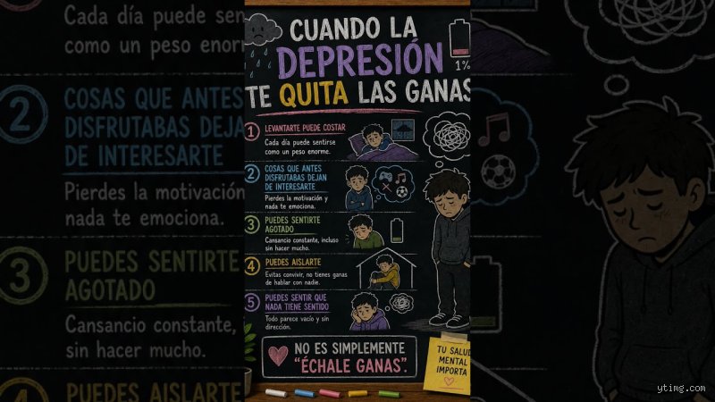 ¿La depresión te quita las ganas de hablar?