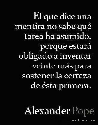 ¿Porque el mentiroso miente?