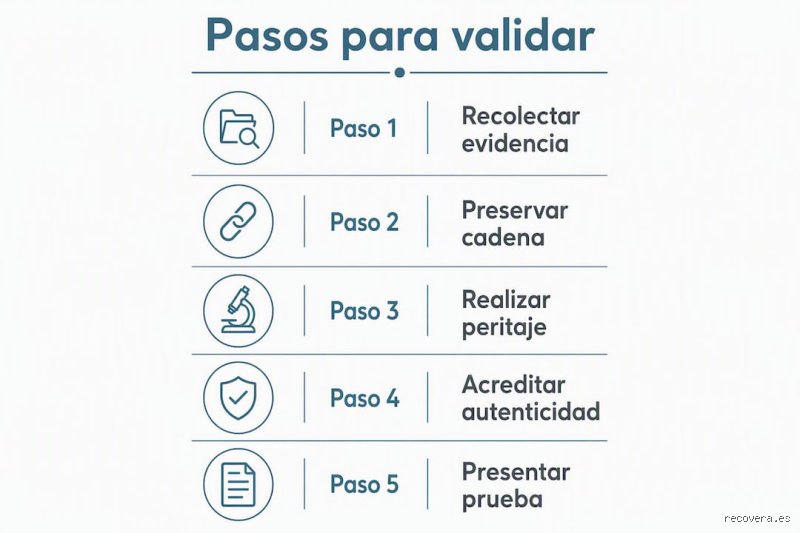 ¿Puedo usar capturas de pantalla como evidencia?