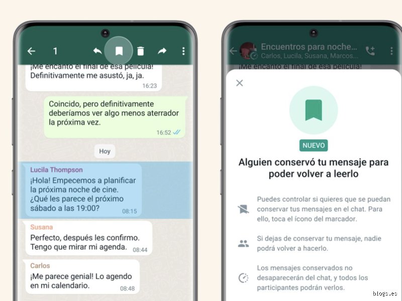 ¿Se recibe una notificación al guardar fotos en WhatsApp?