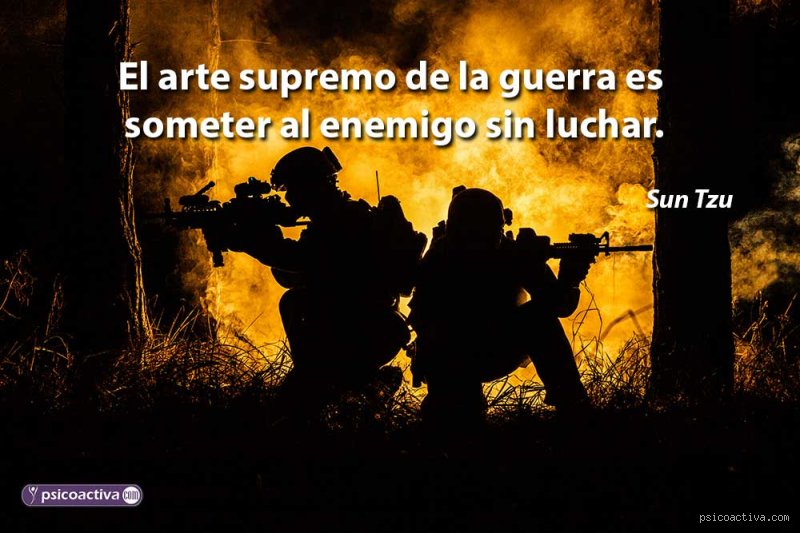 ¿Cómo es el dicho de la guerra?