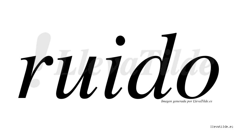 ¿Cómo se escribe la palabra ruido?