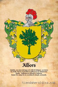 ¿Cuál es el origen del apellido Albors?