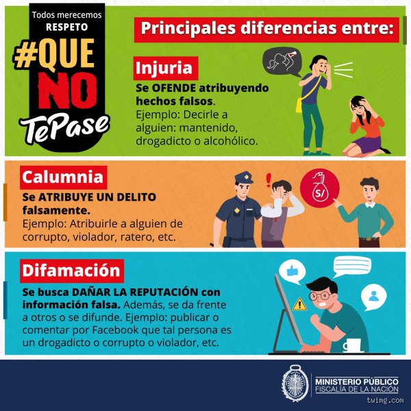 ¿Cuál es la diferencia entre insulto y difamación?