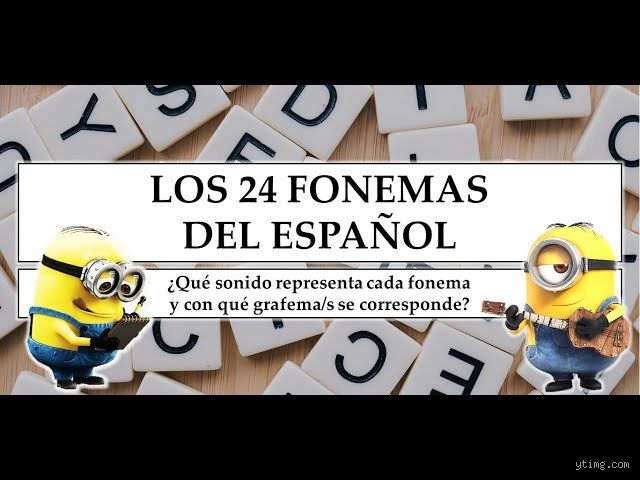 ¿Cuáles son los 24 sonidos del español?