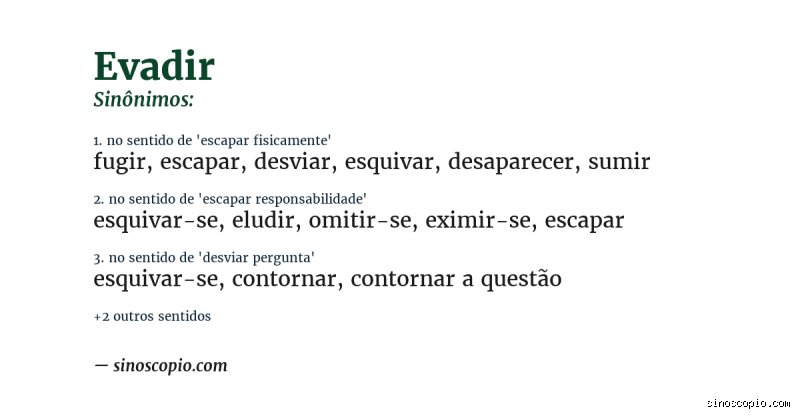 ¿Sinónimo de evadir responsabilidades?