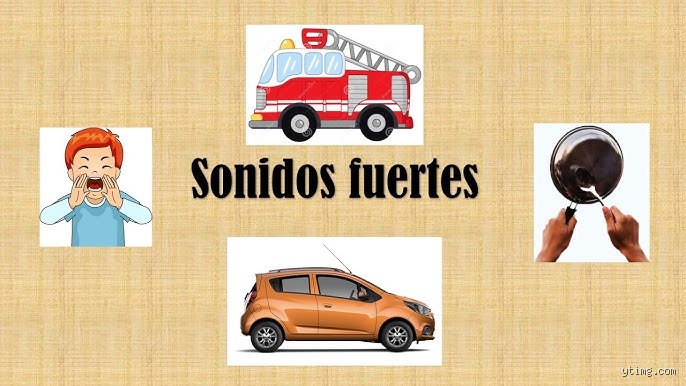 ¿Cómo se llaman los sonidos fuertes?
