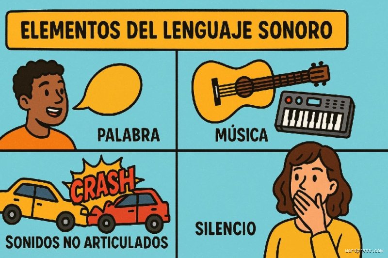 ¿Cuáles son los 4 elementos del lenguaje sonoro?