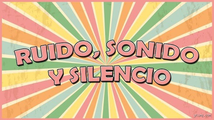 ¿Diferencia entre sonido ruido y silencio?
