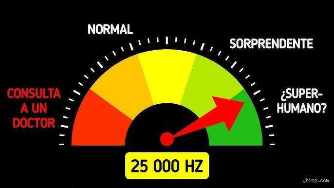 ¿Pueden los humanos oír 3000 Hz?