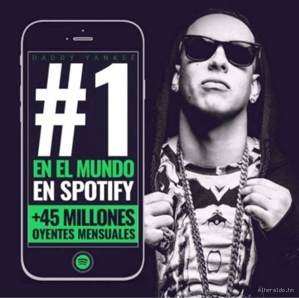 ¿Cuánto gana Daddy Yankee en Spotify?