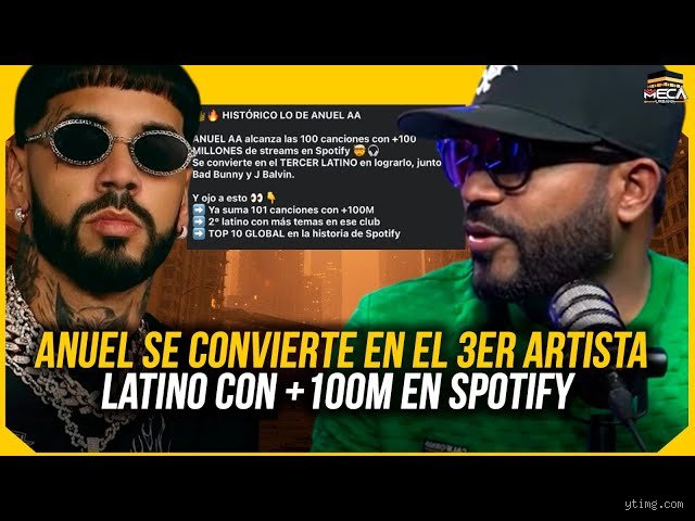 ¿Cuánto genera Anuel en Spotify?