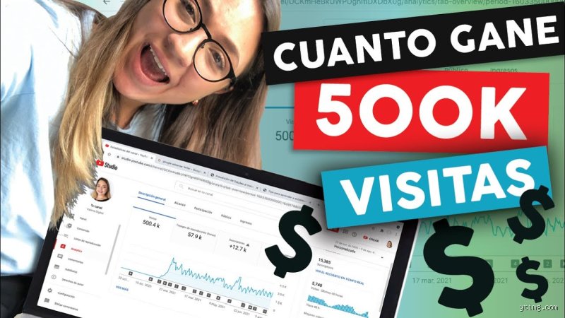 ¿Cuánto valen 500.000 visualizaciones en YouTube?