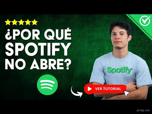 ¿Por qué no abre Spotify?
