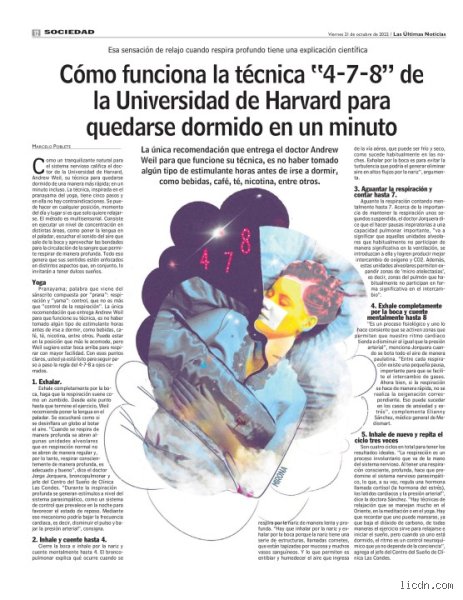 ¿Cuál es el metodo 4 7 8 para dormir?