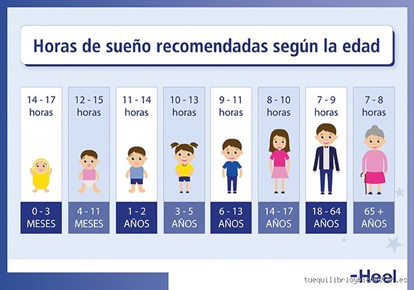 ¿Cuánto sueño REM es normal según la edad?