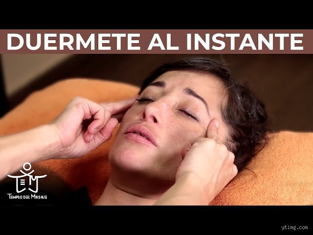 ¿Dónde masajear para dormir rápido?
