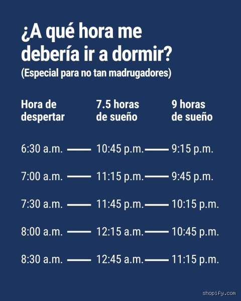¿Dormir 4 horas y 30 minutos es bueno?