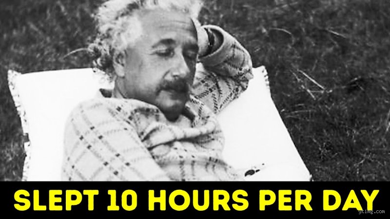 ¿Einstein tomaba siestas?