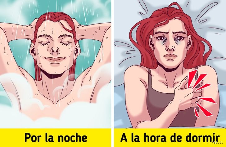 ¿Puedes bañarte sin haber dormido?