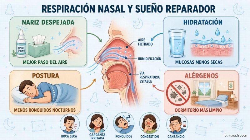 ¿Respirar por la nariz mejora el sueño profundo?