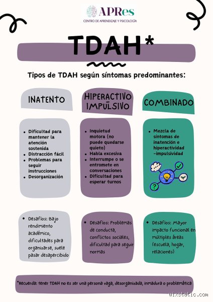 ¿Cómo bajar los niveles de TDAH?