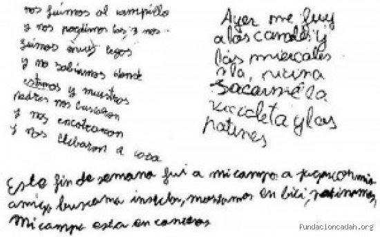 ¿Cómo es la letra de alguien con TDAH?