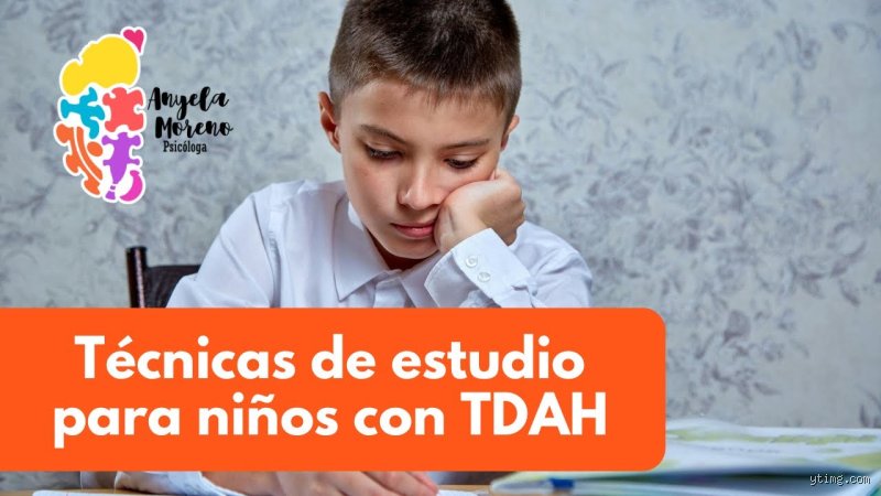 ¿Cómo estudian los niños con TDAH?