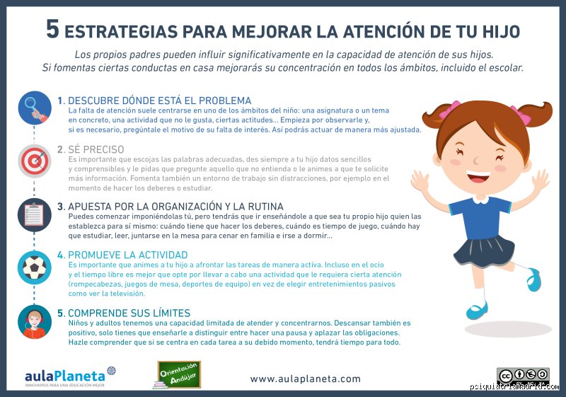 ¿Cómo hacer que se concentre un niño con TDAH?