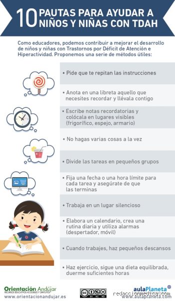 ¿Cómo mejora un niño con TDAH?