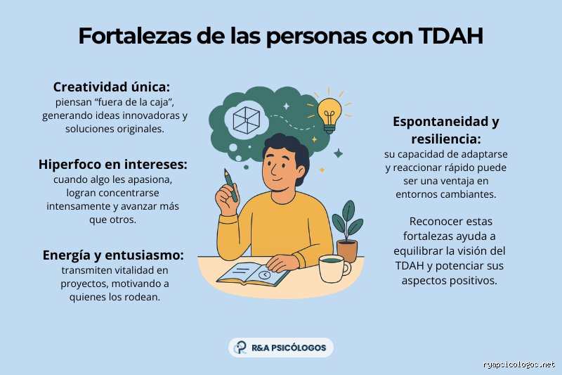 ¿Cosas positivas de tener TDAH?