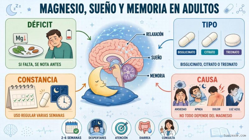 ¿Cuánto tiempo tarda el magnesio en hacer efecto para el TDAH?