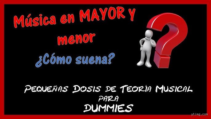 ¿Cómo suena un menor?