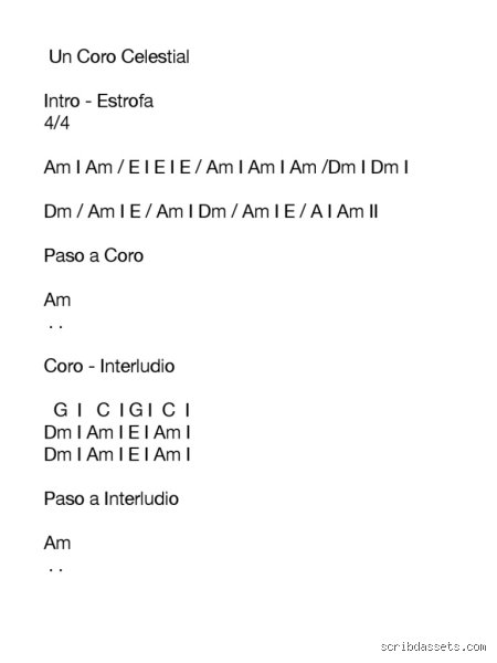 ¿Cuál es el acorde celestial?