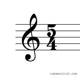 ¿Cuál es el ritmo 5 en 4?