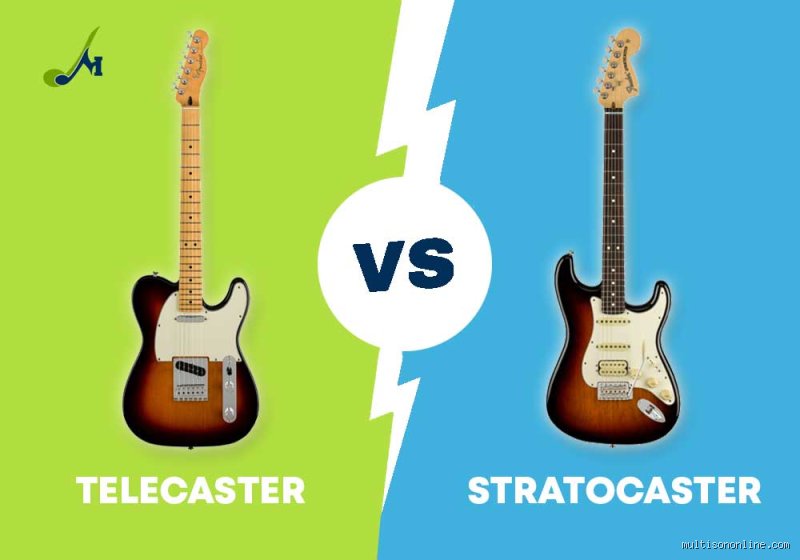 ¿Cuál es la diferencia entre stratocaster y telecaster?