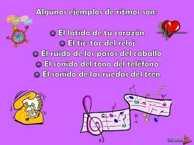 ¿Cuál es un ejemplo de ritmo fundamental?