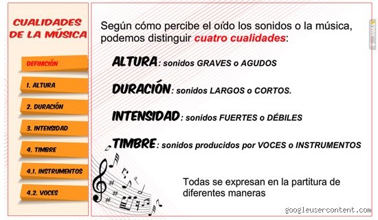 ¿Cuáles son las 7 cualidades de la música?