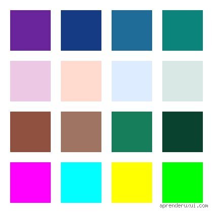¿Cuáles son los 11 colores diferentes?