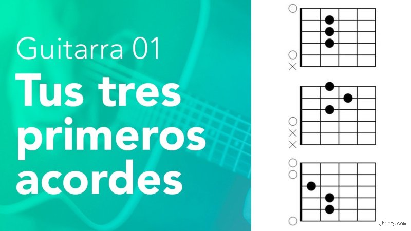 ¿Cuáles son los tres acordes principales?