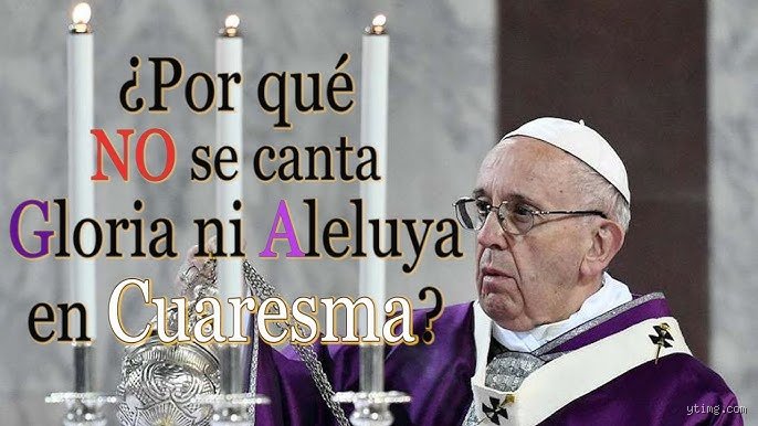 ¿Cuándo no se debe cantar Aleluya?