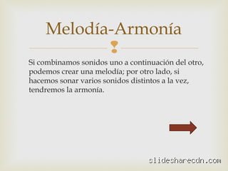 ¿Diferencia entre armonía y melodía?