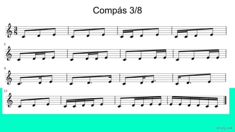 ¿Puede un vals estar en compás de 3/8?
