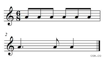 ¿Que ritmo es 6 8?