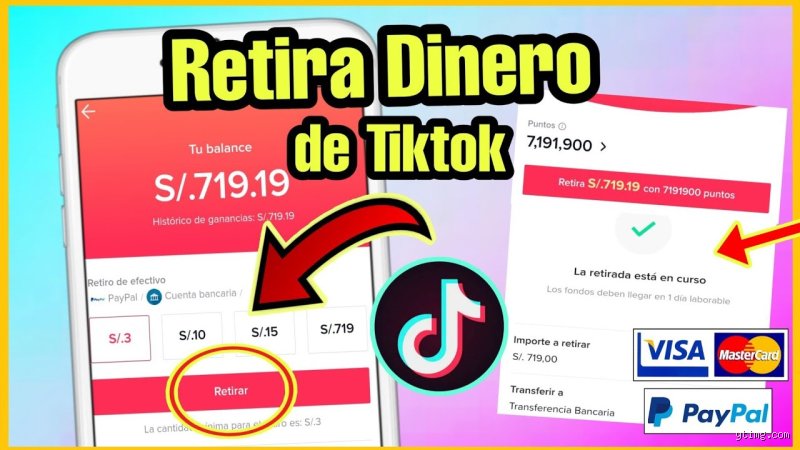 ¿Cómo saco el dinero que tengo en TikTok?