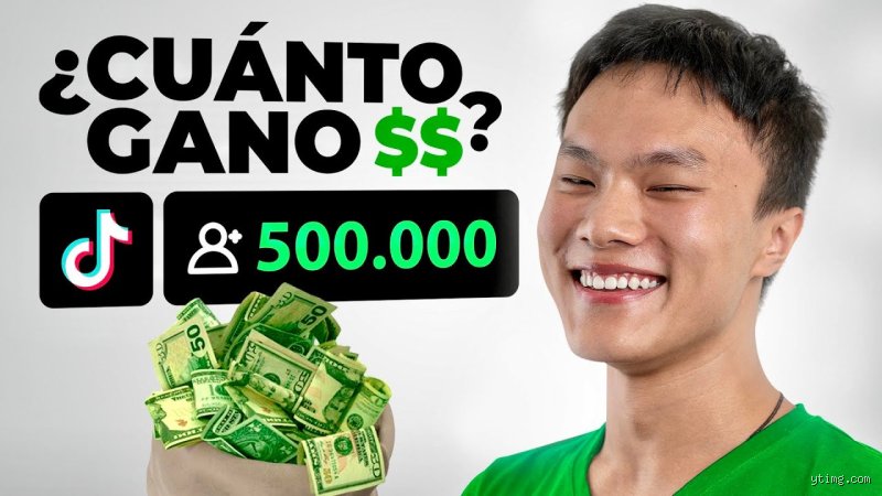 ¿Cuánto dinero representan 500.000 seguidores en TikTok?