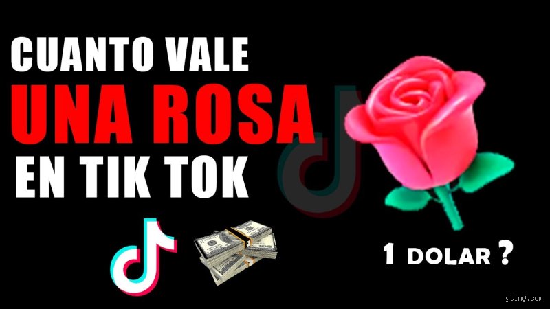 ¿Cuánto vale una rosa en TikTok Live?