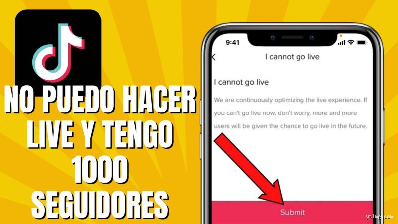 ¿Se puede hacer una transmisión en vivo si se tienen 1000 me gusta en TikTok?